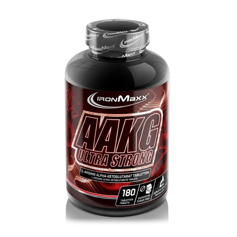 Аргінін IronMaxx AAKG Ultra Strong, 180 таблеток